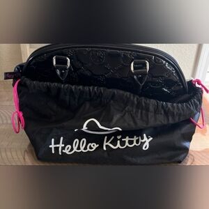 LOUNGEFLY Hello Kitty large bowler bag embossed!